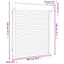 Rullegardin Antracit 100 x 120 cm Aluminium og Polyurethan