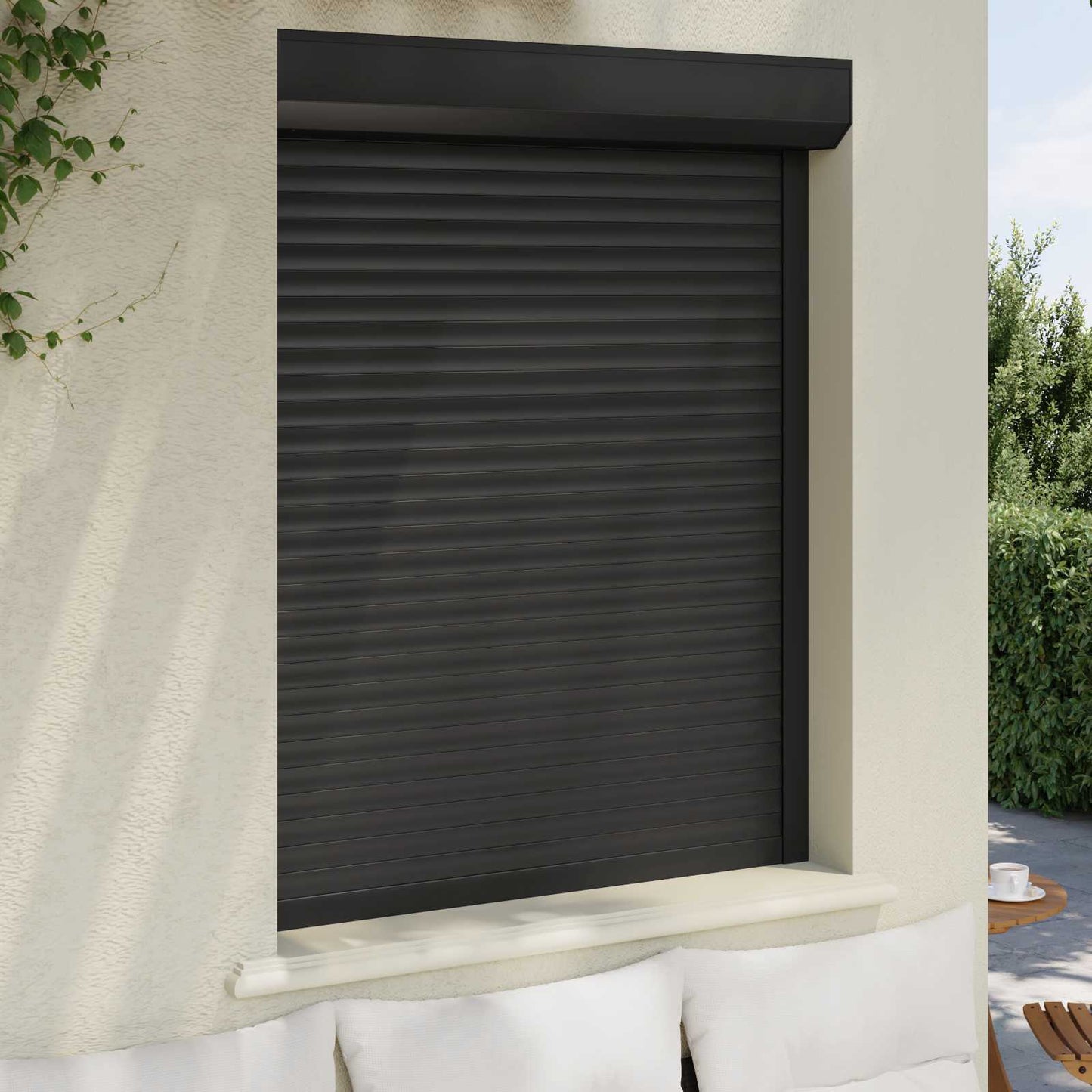 Rullegardin Antracit 100 x 130 cm Aluminium og Polyurethan