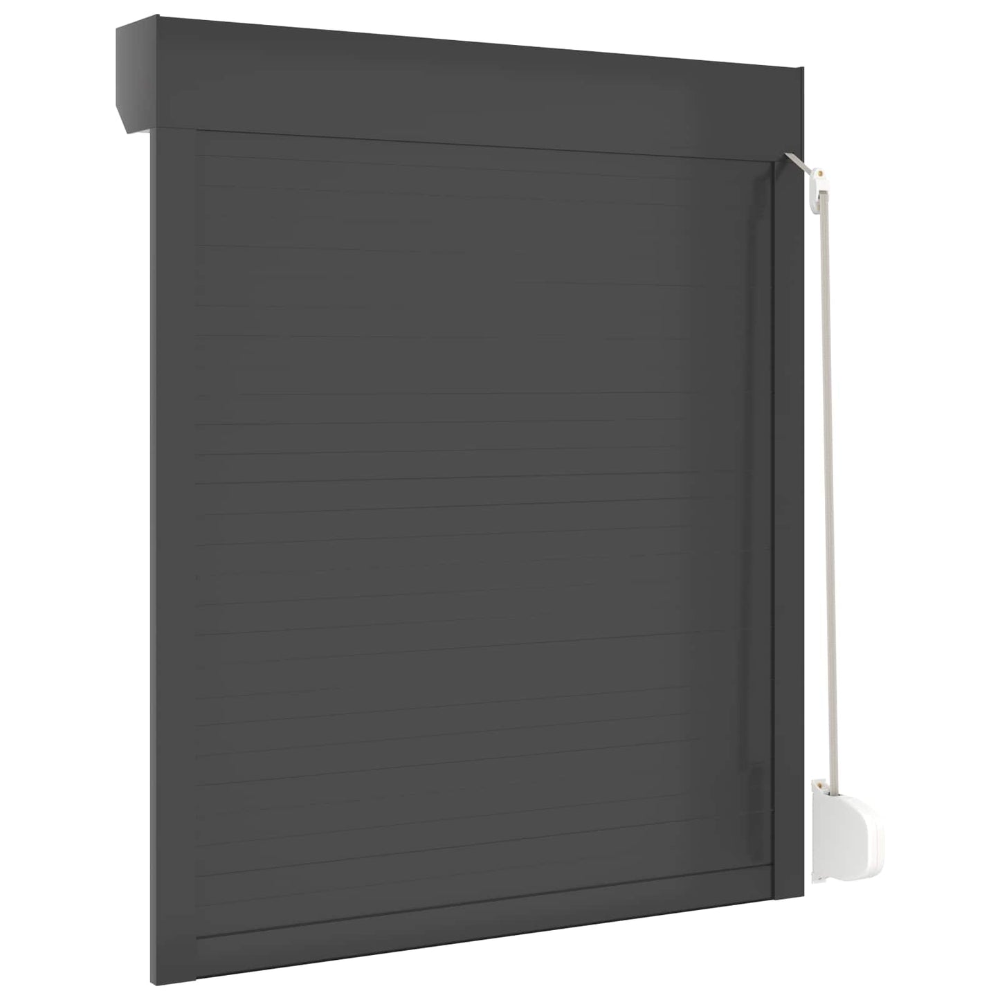 Rullegardin Antracit 100 x 130 cm Aluminium og Polyurethan