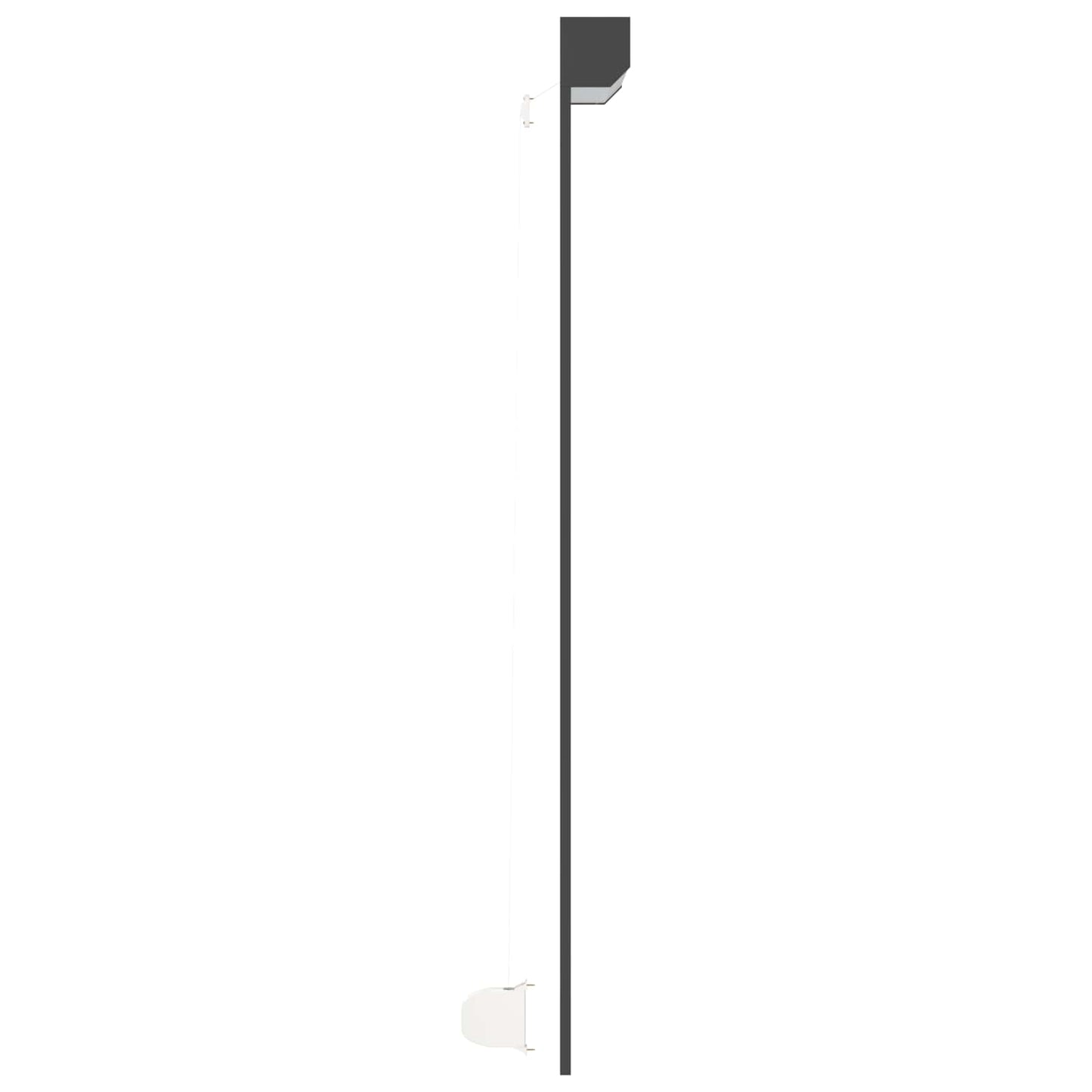 Rullegardin Antracit 100 x 210 cm Aluminium og Polyurethan