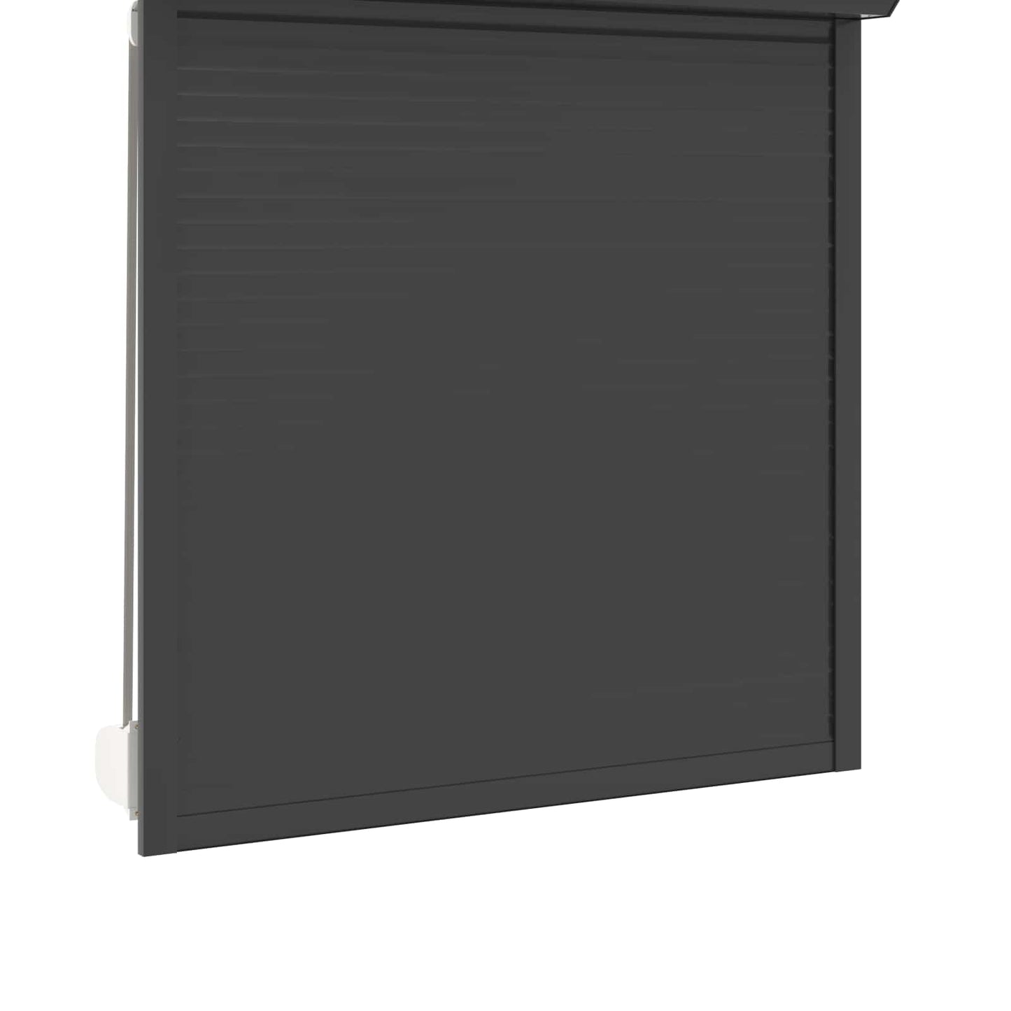 Rullegardin Antracit 130 x 140 cm Aluminium og Polyurethan