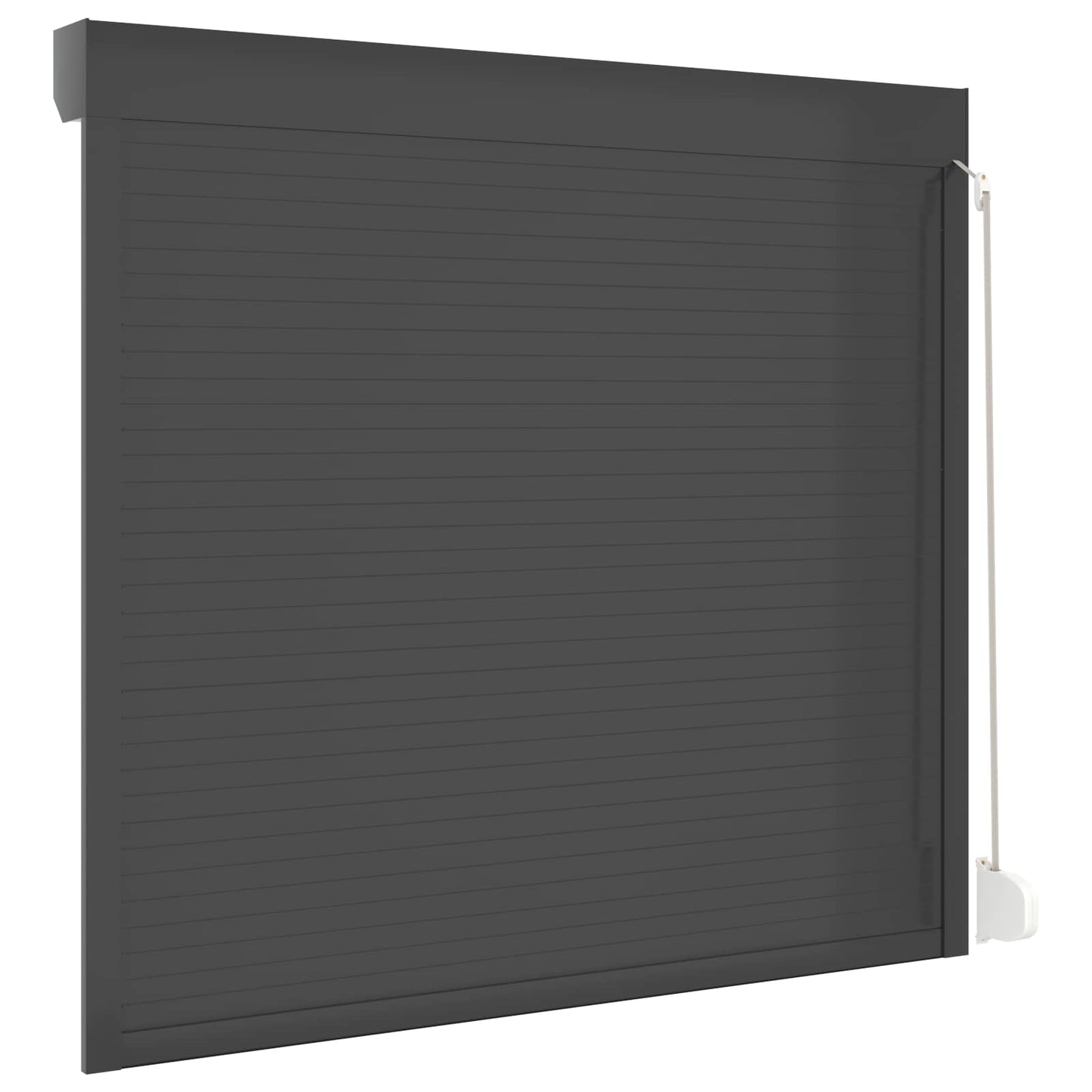 Rullegardin Antracit 160 x 150 cm Aluminium og Polyurethan