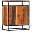 sideskab 60x35x76 cm massivt genbrugstræ og stål