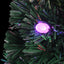 forudtændt juletræ med stativ og LED 240 cm fiberoptisk