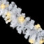juleguirlande med LED-lys 10 m hvid