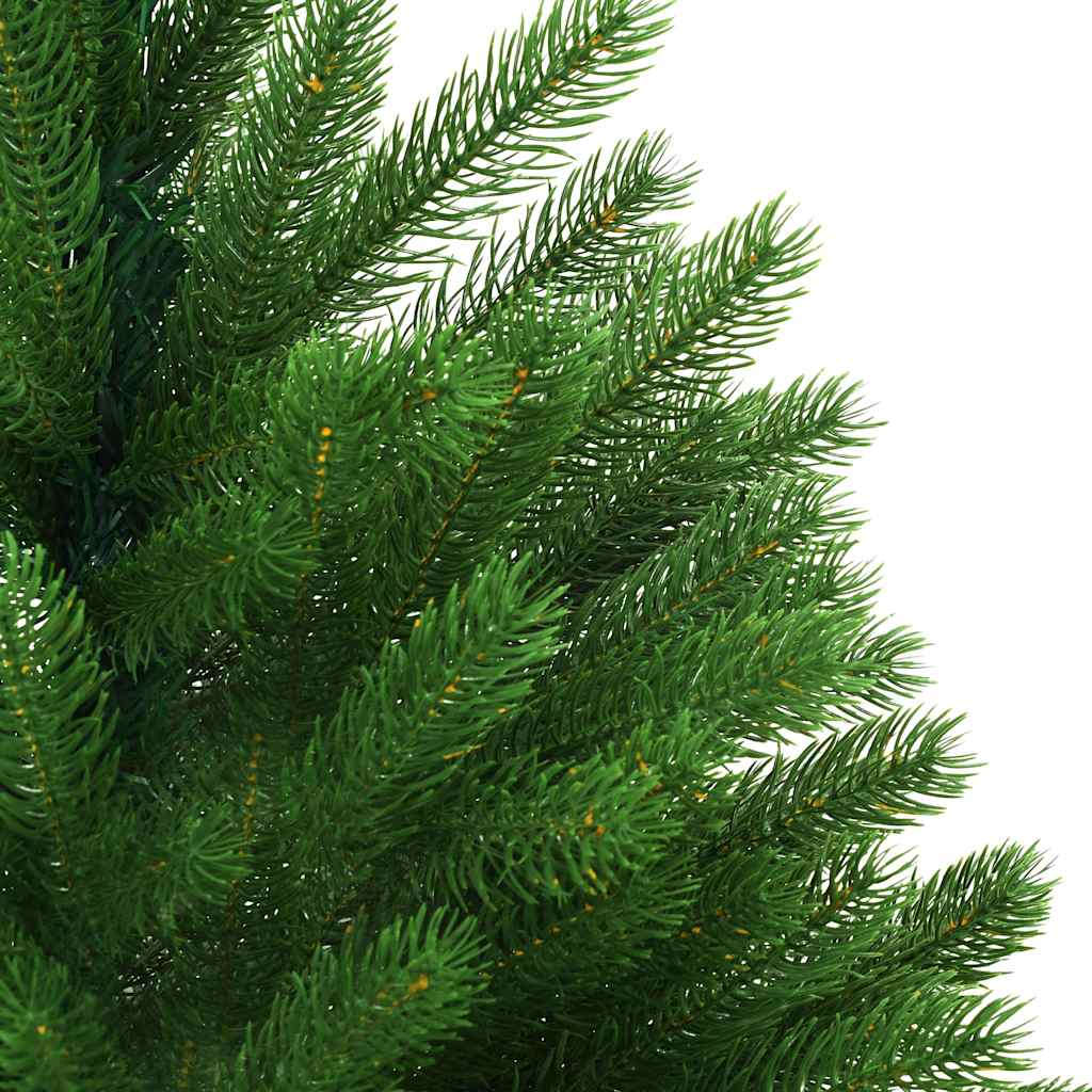 kunstigt juletræ med naturtro nåle 240 cm grøn