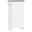 skoskab 50 x 28 x 98 cm kejsertræ brun