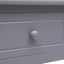 skrivebord 110 x 45 x 76 cm træ grå