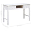 skrivebord 110 x 45 x 76 cm træ hvid