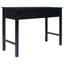 skrivebord 110 x 45 x 76 cm træ sort