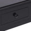 skrivebord 110 x 45 x 76 cm træ sort