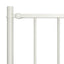 hegnspanel Woerden med stolper stål 1,7x1,25 m hvid