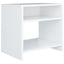 sengeborde 2 stk. 40x30x40 cm konstrueret træ hvid