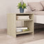 sengeborde 2 stk. 40x30x40 cm konstrueret træ Sonoma-eg