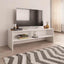 tv-bord 120x40x40 cm konstrueret træ hvid