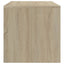 tv-bord 120x40x40 cm konstrueret træ sonoma-eg