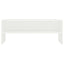 tv-bord 100x40x40 cm konstrueret træ hvid