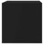 tv-bord 80x40x40 cm konstrueret træ sort