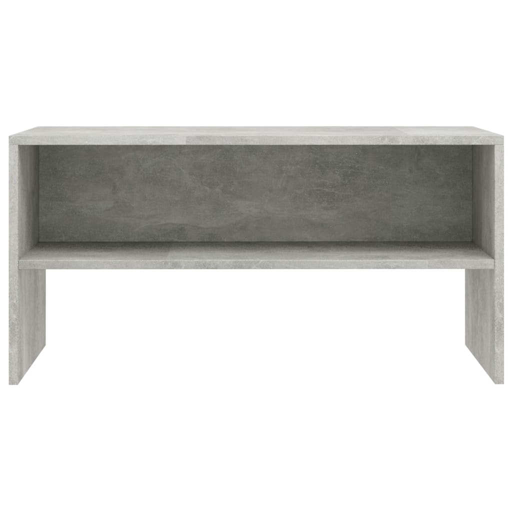 tv-bord 80x40x40 cm konstrueret træ betongrå