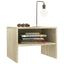 sengeborde 2 stk. 40x30x30 cm konstrueret træ Sonoma-eg