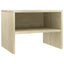 sengeborde 2 stk. 40x30x30 cm konstrueret træ Sonoma-eg