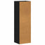 bogreol/tv-bord 36x30x114 cm konstrueret træ sort