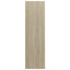 bogreol 97,5x29,5x100 cm konstrueret træ sonoma-eg
