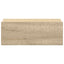 svævende natborde 2 stk. 40 x 30 x 15 cm konstrueret træ sonoma