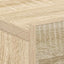 svævende natborde 2 stk. 40 x 30 x 15 cm konstrueret træ sonoma