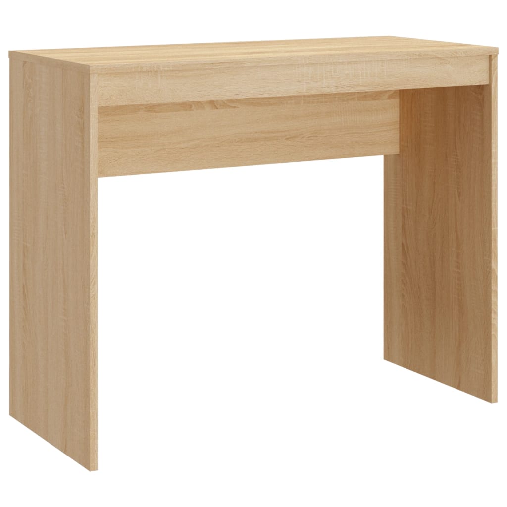 skrivebord 90x40x72 cm konstrueret træ sonoma-eg