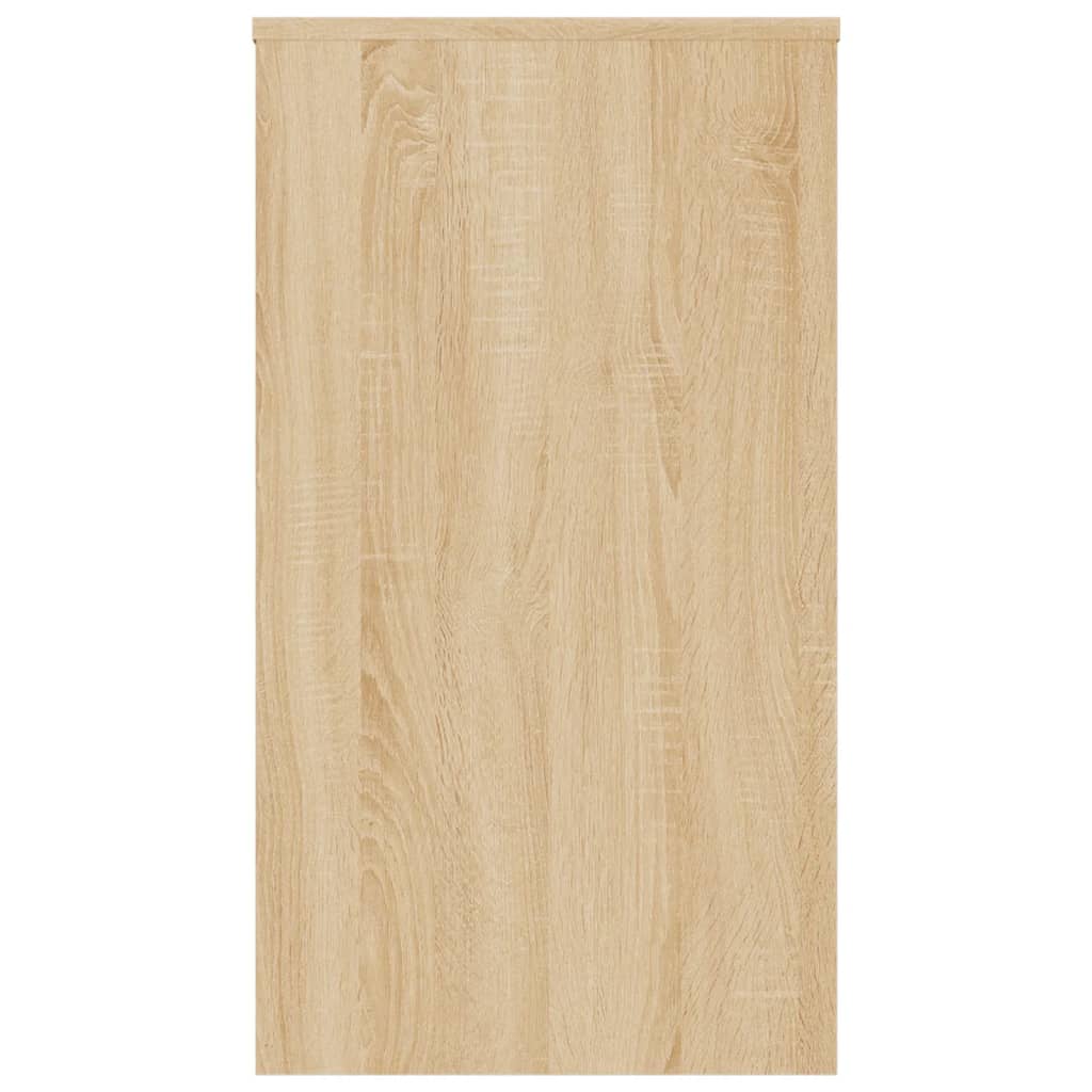 skrivebord 90x40x72 cm konstrueret træ sonoma-eg