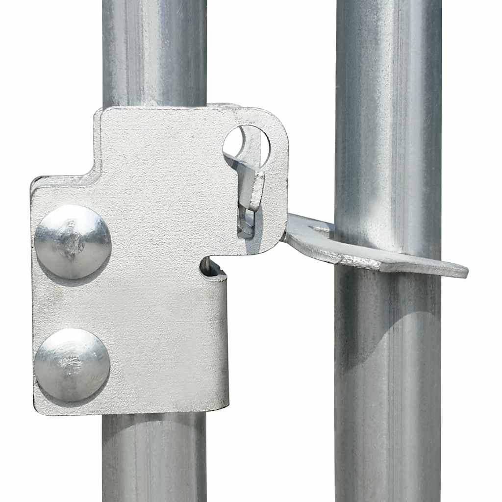 udendørs hønsebur 2,75x6x1,92 m galvaniseret stål