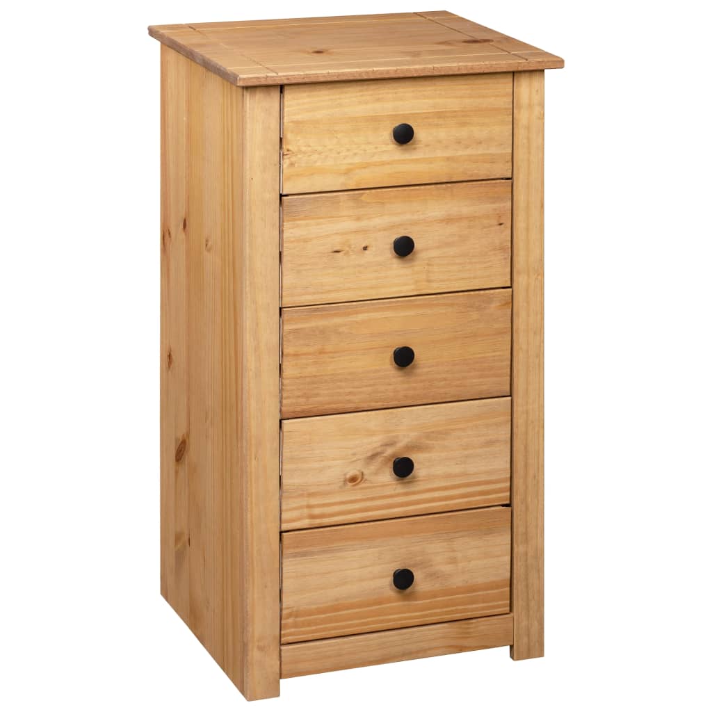 skænk Panama-serien 46x40x89 cm massivt fyrretræ
