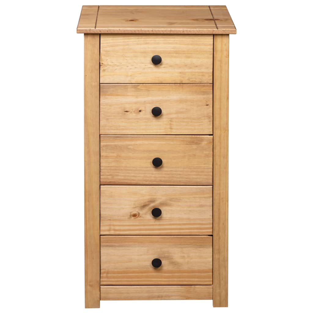 skænk Panama-serien 46x40x89 cm massivt fyrretræ