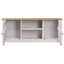 tv-bord Panama-serien 120x40x50 cm massivt fyrretræ hvid