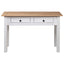 konsolbord Panama-serien 110x40x72 cm massivt fyrretræ hvid
