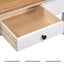 sofabord 100x60x43,5 cm massivt fyrretræ Panama hvid
