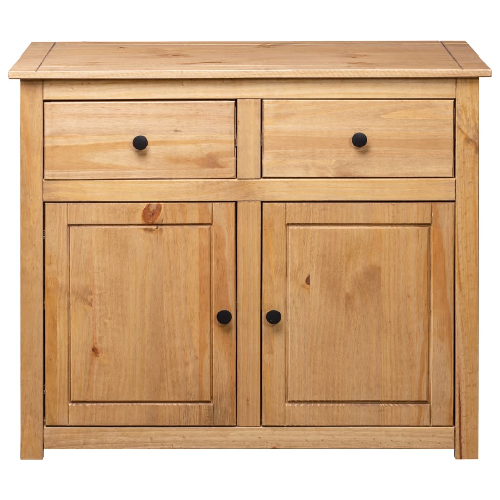 skænk Panama-serien 93x40x80 cm massivt fyrretræ