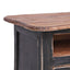tv-bord 120x30x40 cm massivt mahognitræ sort
