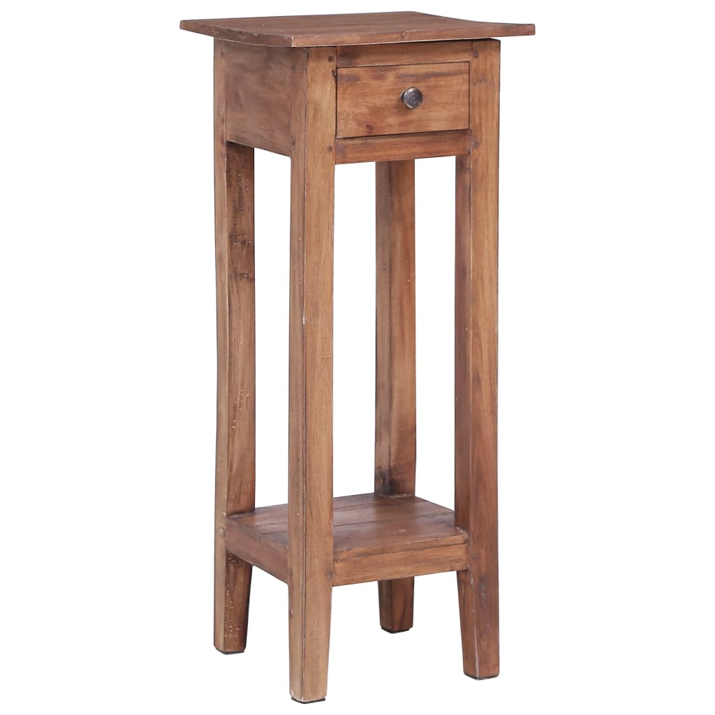 plantebord 30x30x75 cm massivt mahognitræ billede