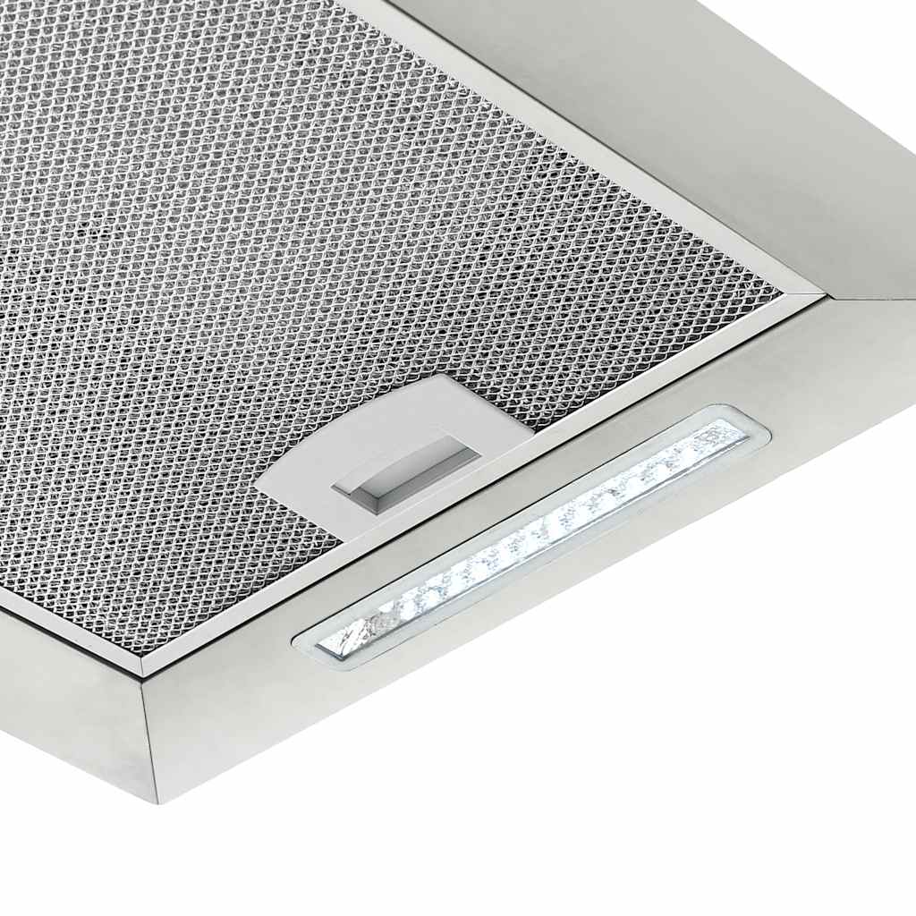hængende ø-emhætte med touchsensor LCD 37 cm rustfrit stål