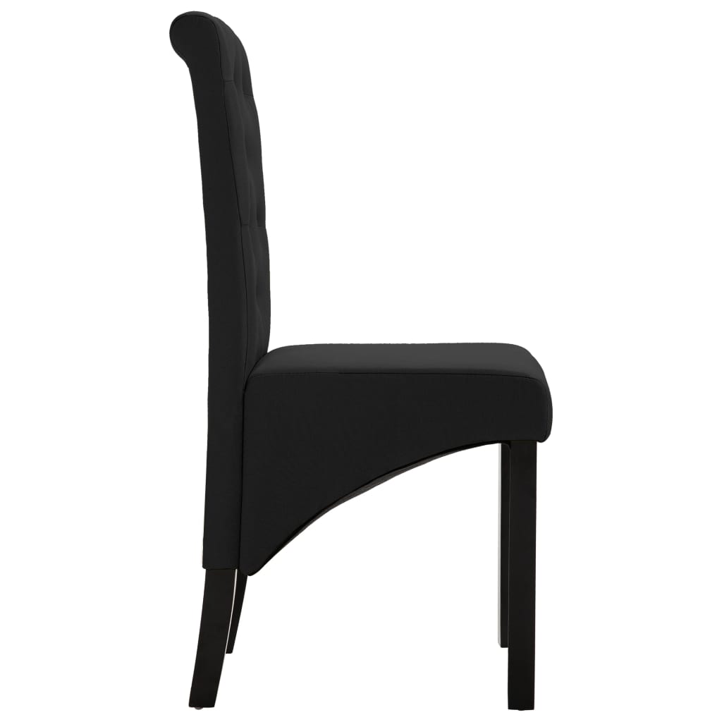 spisebordsstole 6 stk. stof sort