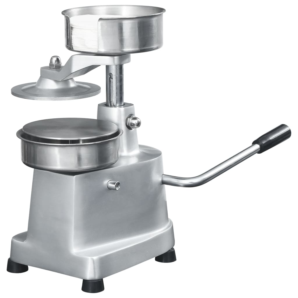 hamburgerpresser med 500 mellemlægningspapirer 10 cm aluminium