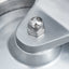 hamburgerpresser med 500 mellemlægningspapirer 10 cm aluminium