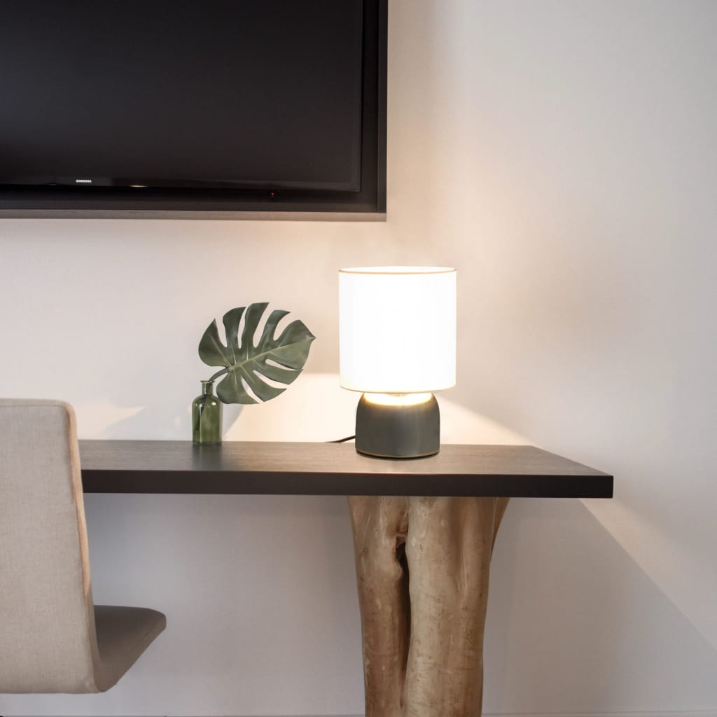 bordlamper 2 stk. touch-knap E14 hvid billede