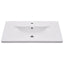 indbygget håndvask 81x39,5x18,5 cm keramisk hvid