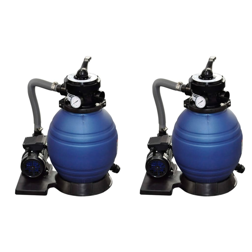 sandfilterpumpe 2 stk. 400 W 11000 l/t billede