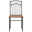 spisebordsstole 6 stk. MDF brun