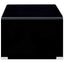 sofabord 98 x 45 x 31 cm hærdet glas sort