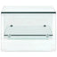 sofabord 50 x 45 x 33 cm hærdet glas transparent
